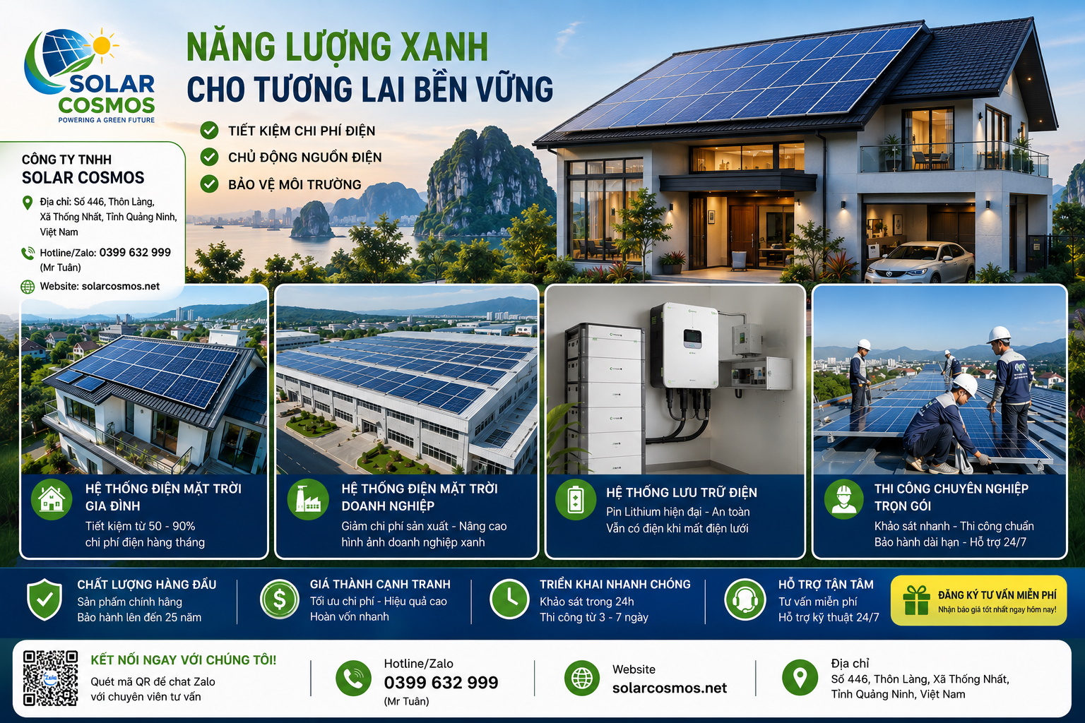 Solar Cosmos - Năng lượng xanh cho tương lai bền vững